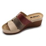 Leon Comfort női papucs - 1009 Bezs-Rozsa
