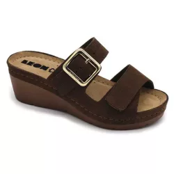 Leon Comfort női papucs - 1110 barna
