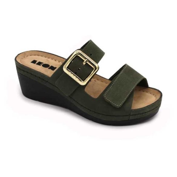 Leon Comfort női papucs - 1110 zold