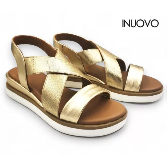 Inuovo női szandál - 113015 Gold25