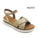 Inuovo női szandál - 113065 Gold