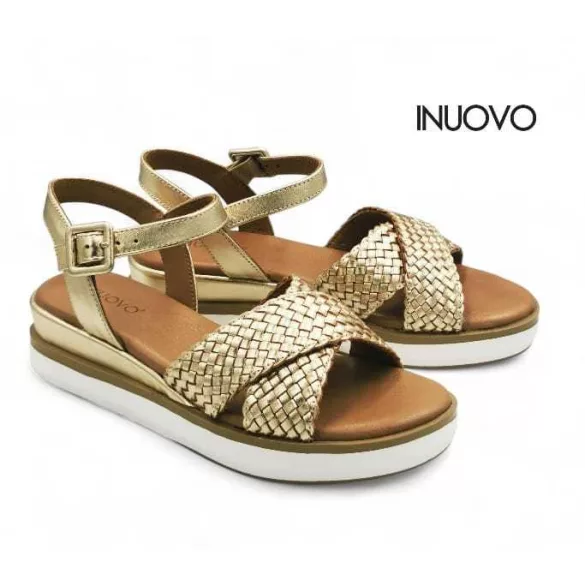 Inuovo női szandál - 113065 Gold