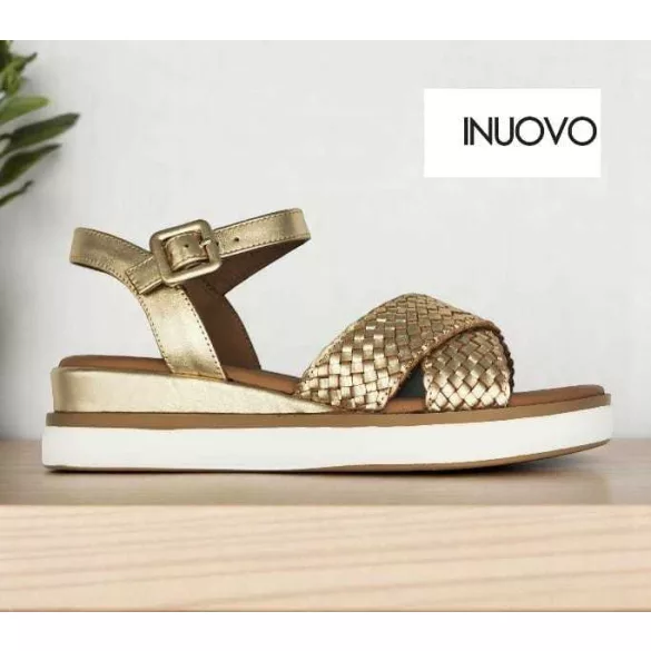 Inuovo női szandál - 113065 Gold
