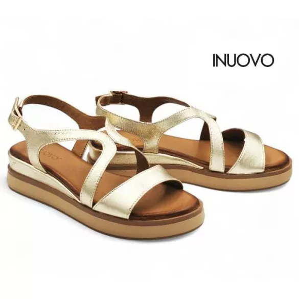 Inuovo női szandál - 113092 Gold