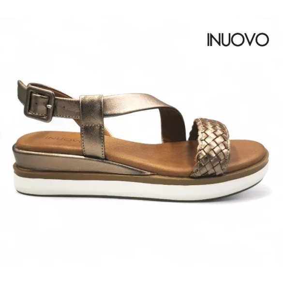 Inuovo női szandál - 113114 Metal-ash