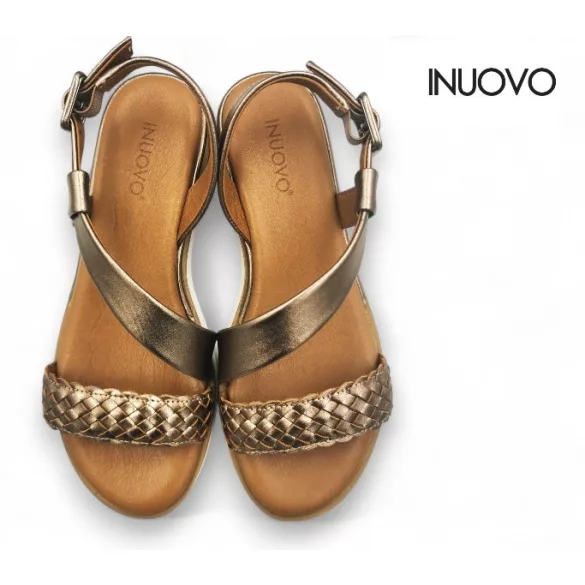 Inuovo női szandál - 113114 Metal-ash