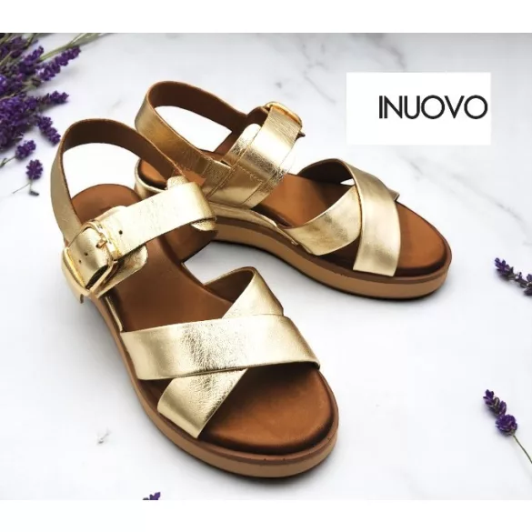 Inuovo női szandál - 113117 Gold