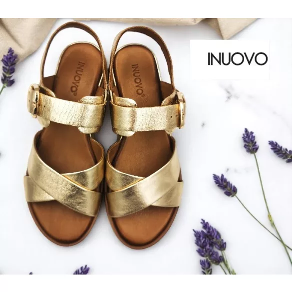 Inuovo női szandál - 113117 Gold