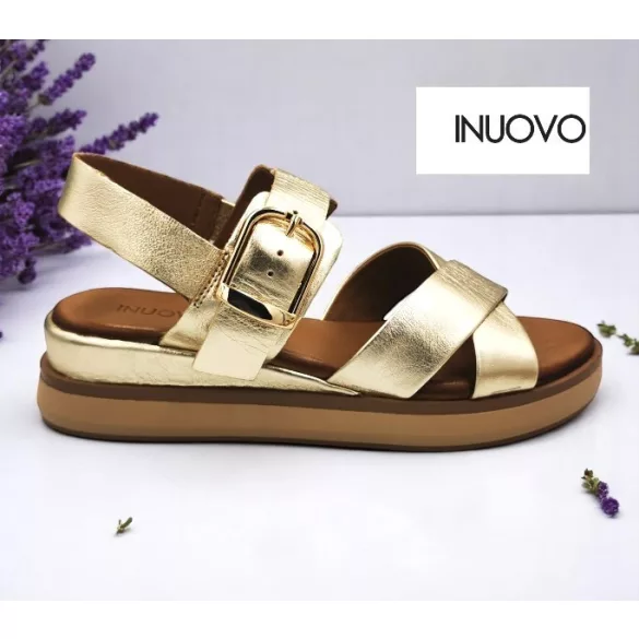 Inuovo női szandál - 113117 Gold