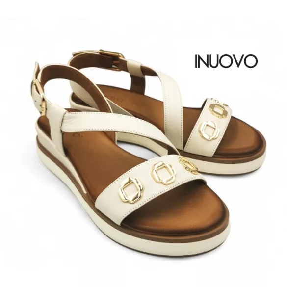 Inuovo női szandál - 113127 Crema