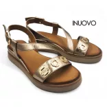 Inuovo női szandál - 113127 Metal-ash