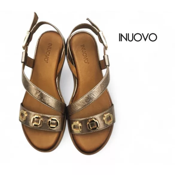 Inuovo női szandál - 113127 Metal-ash