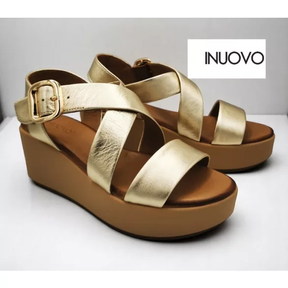 Inuovo női szandál - 123107 Gold