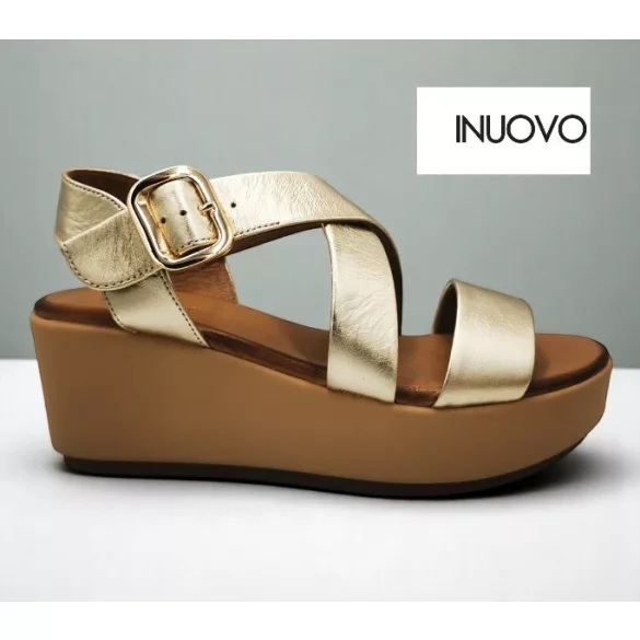 Inuovo női szandál - 123107 Gold