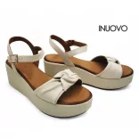 Inuovo női szandál - 123108 Crema