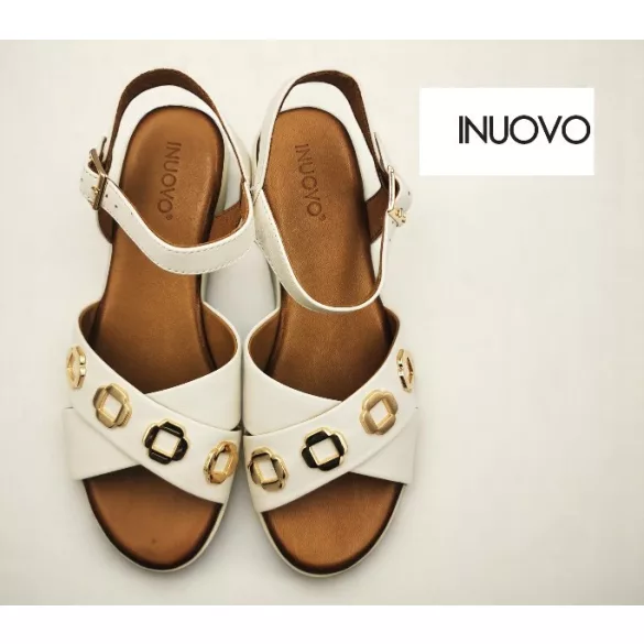 Inuovo női szandál - 123127 Crema