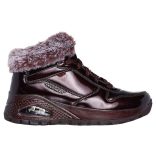 Skechers női bakancs - 168126-BURG