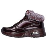 Skechers női bakancs - 168126-BURG