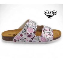 Plakton női papucs - 180010-Blanco