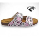 Plakton női papucs - 180010-Blanco