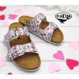 Plakton női papucs - 180010-Blanco