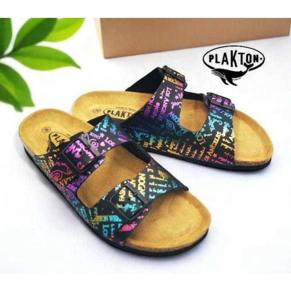 Plakton női papucs - 180010-Negro-6514