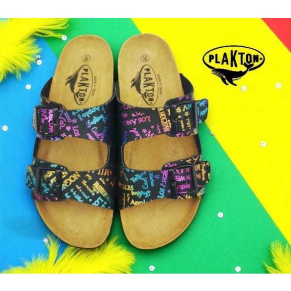 Plakton női papucs - 180010-Negro-6514