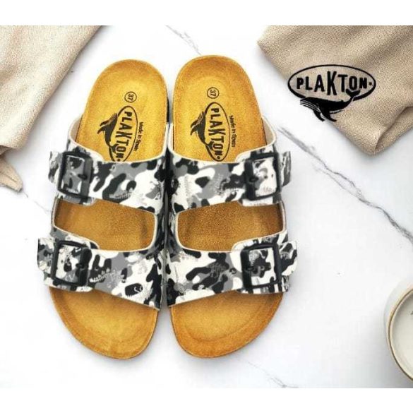 Plakton női papucs - 180010-Plomo