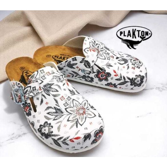 Plakton női papucs - 181539-Blanco