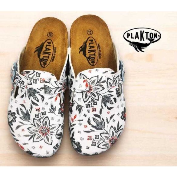 Plakton női papucs - 181539-Blanco