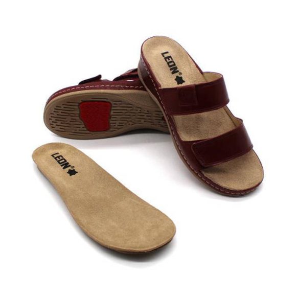 Leon Comfort női papucs - 2020 Bordo