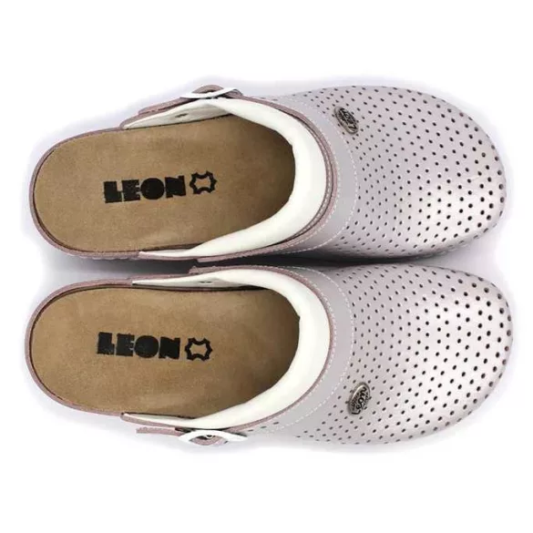 Leon Comfort női papucs - 2023 perla