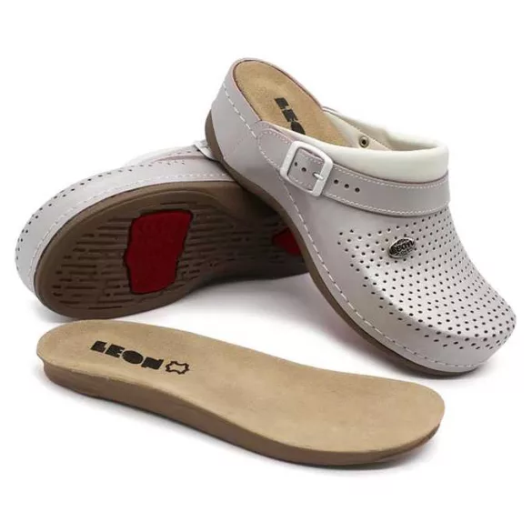 Leon Comfort női papucs - 2023 perla