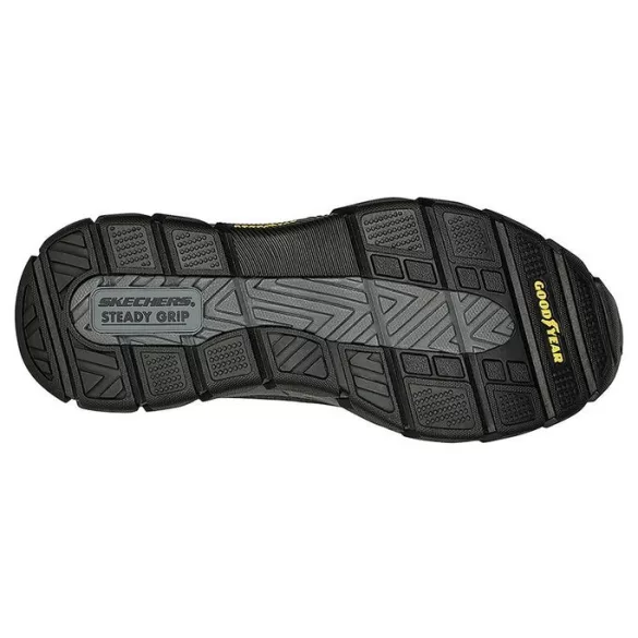 Skechers férfi bakancs - 204454-BLK