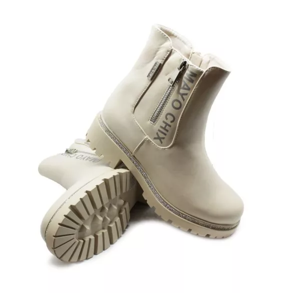 Mayo Chix Női bokacsizma - 3247 Beige