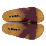 Leon Comfort női papucs - 4054 bordo