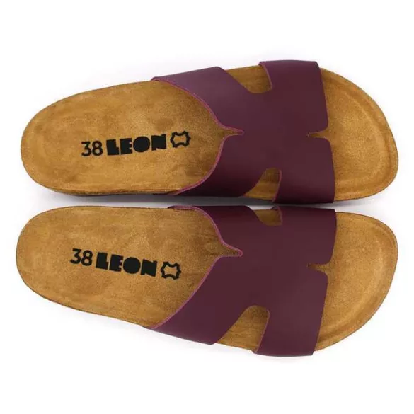 Leon Comfort női papucs - 4054 bordo