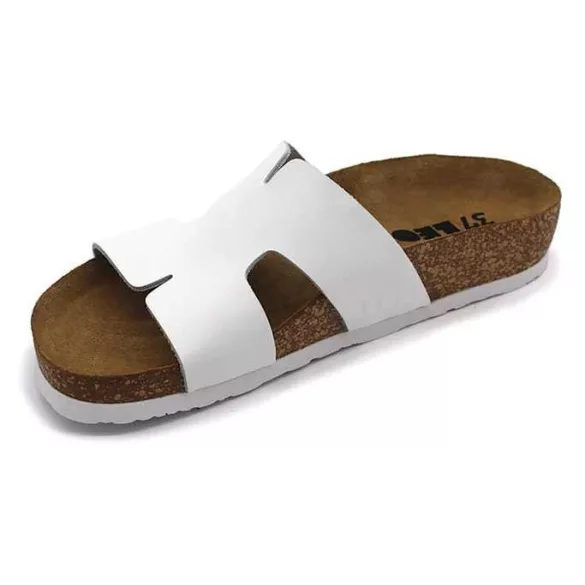 Leon Comfort női papucs - 4054 feher