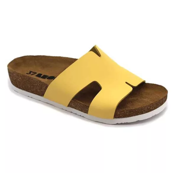 Leon Comfort női papucs - 4054 sarga