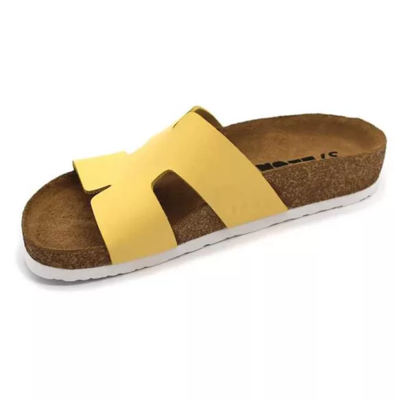 Leon Comfort női papucs - 4054 sarga