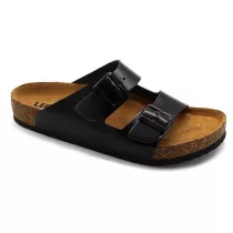 Leon Comfort férfi papucs - 4703 fekete-bak