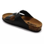 Leon Comfort férfi papucs - 4703 fekete-bak