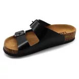 Leon Comfort férfi papucs - 4703 fekete-bak