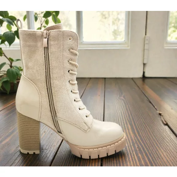 Mayo Chix Női bokacsizma - 5230 Beige