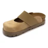 Leon Comfort női papucs - 6002 bezs