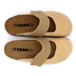 Leon Comfort női papucs - 6002 bezs