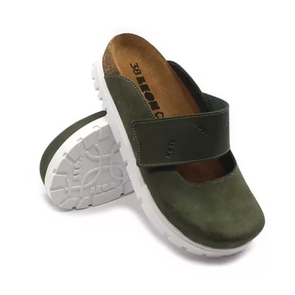 Leon Comfort női papucs - 6002 zold