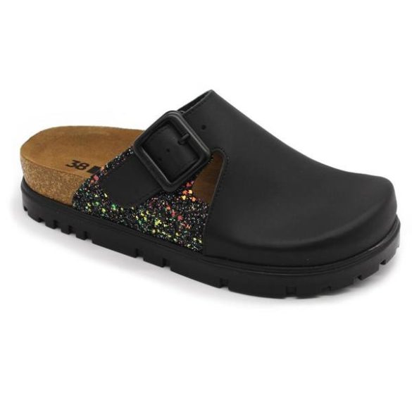 Leon Comfort női papucs - 6005 fekete
