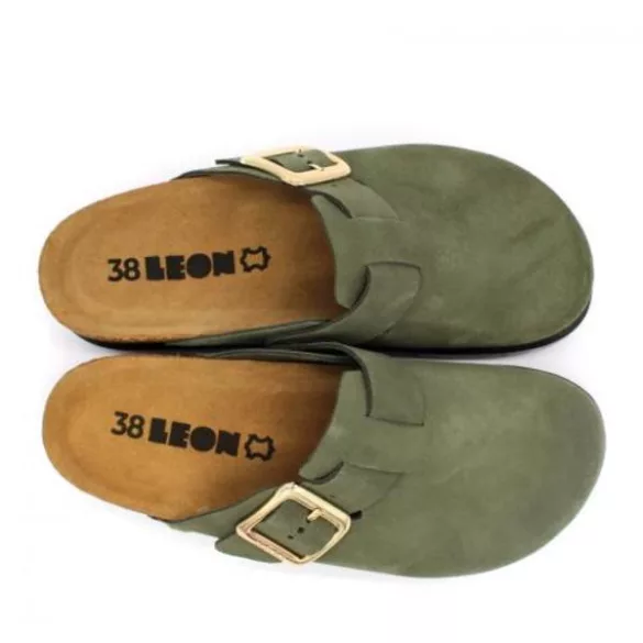 Leon Comfort női papucs - 6006 zold
