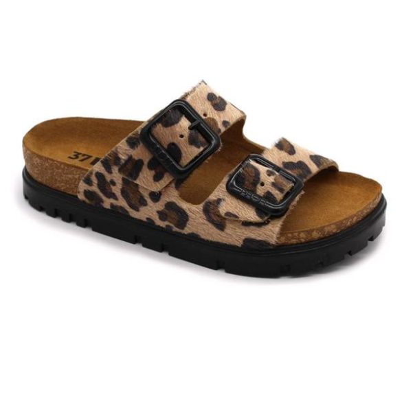 Leon Comfort női papucs - 6013 barna